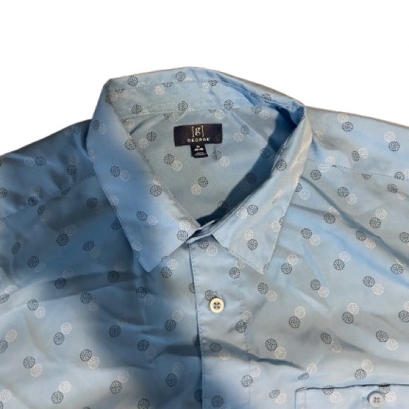 Blue George Patterned Shirt - Picture 3 of 3